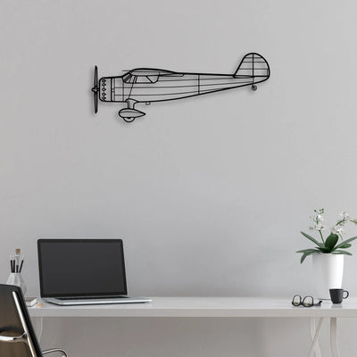 Tornado 10 Classic Aircraft Silhouette Metal Wall Art - Aviation Hangar Decor
