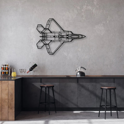 Tornado 2 Classic Aircraft Silhouette Metal Wall Art - Aviation Hangar Decor