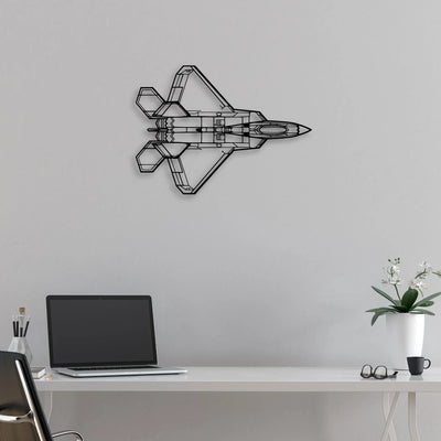 Tornado 2 Classic Aircraft Silhouette Metal Wall Art - Aviation Hangar Decor