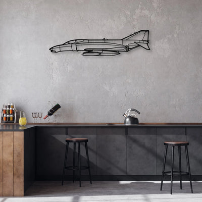 Tornado Classic Aircraft Silhouette Metal Wall Art - Aviation Hangar Decor
