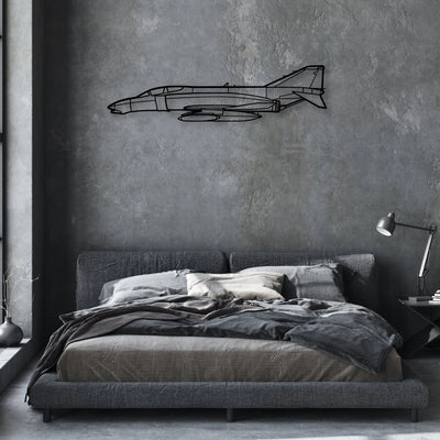 Tornado Classic Aircraft Silhouette Metal Wall Art - Aviation Hangar Decor