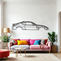 Toyota GR86 Classic Silhouette Metal Wall Art - Automotive Garage Decor