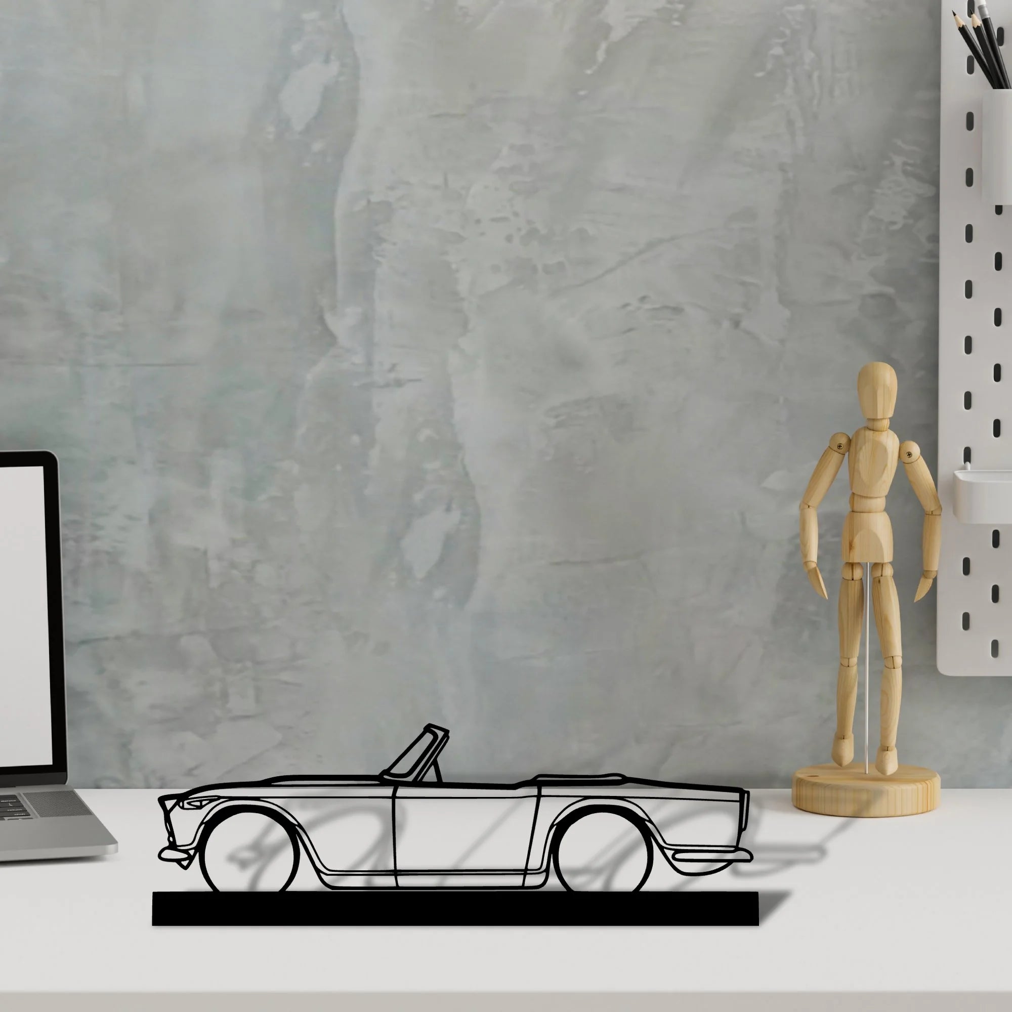 tr4a-irs Silhouette Metal Art Stand - Aero Silhouette