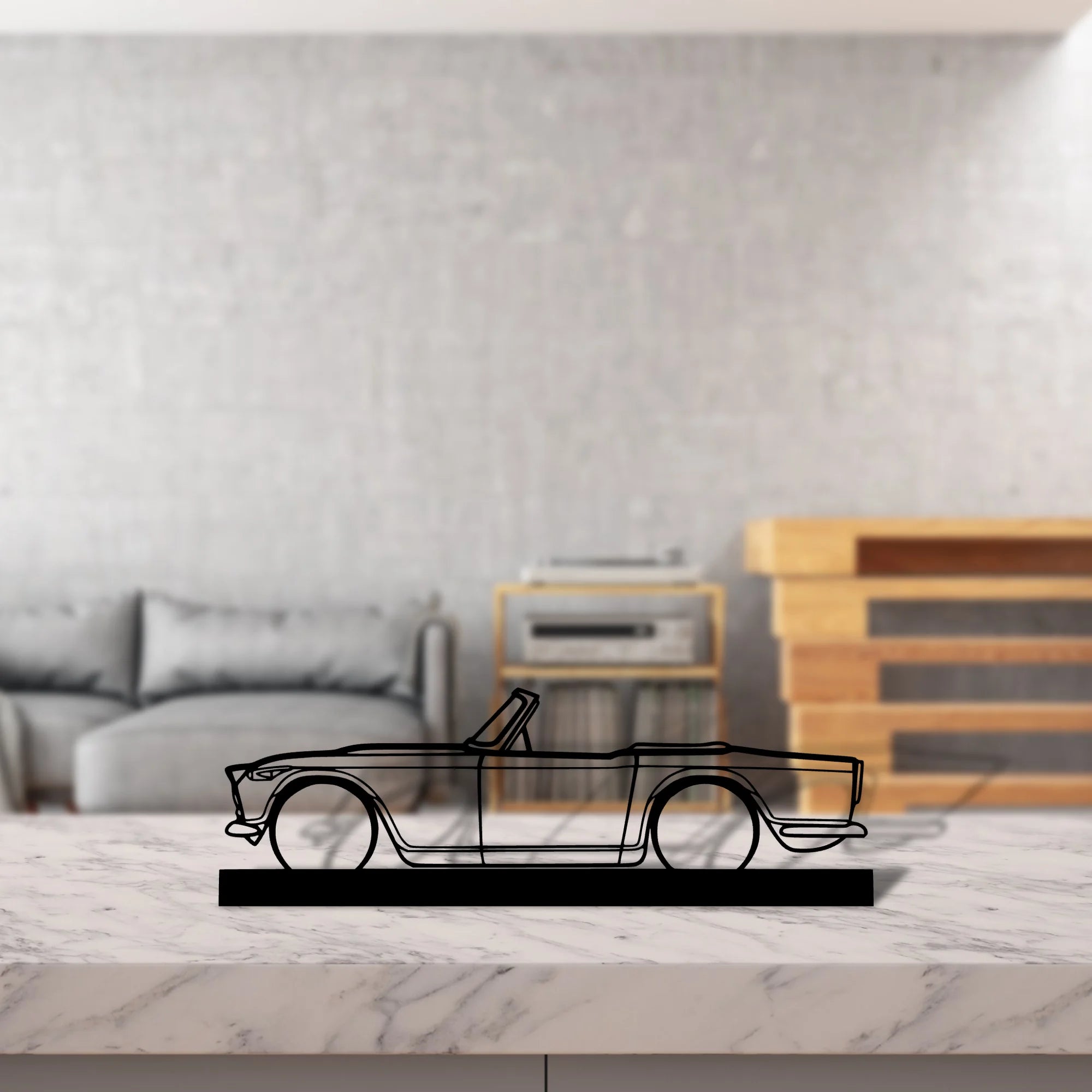 tr4a-irs Silhouette Metal Art Stand - Aero Silhouette