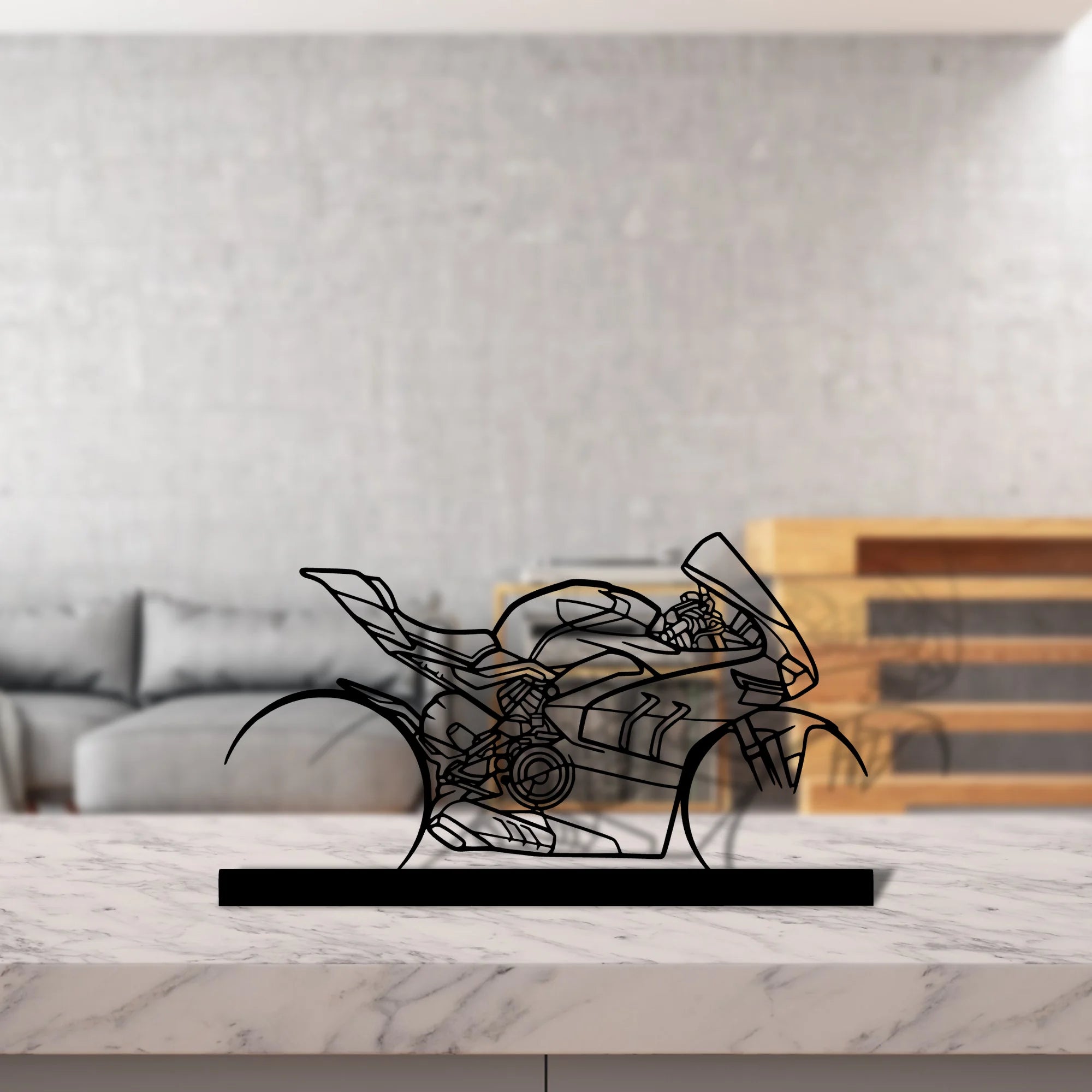 v4sp-2022 Silhouette Metal Art Stand - Aero Silhouette