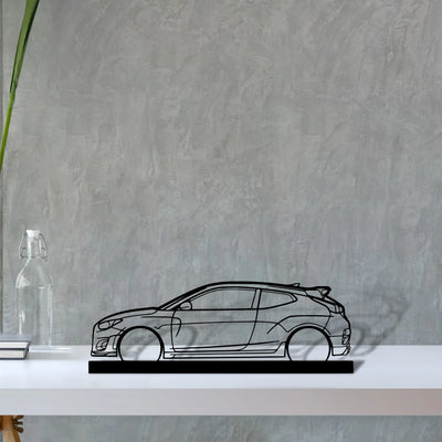 veloster-n Silhouette Metal Art Stand - Aero Silhouette