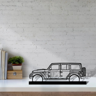 wrangler-392-xr Silhouette Metal Art Stand - Aero Silhouette