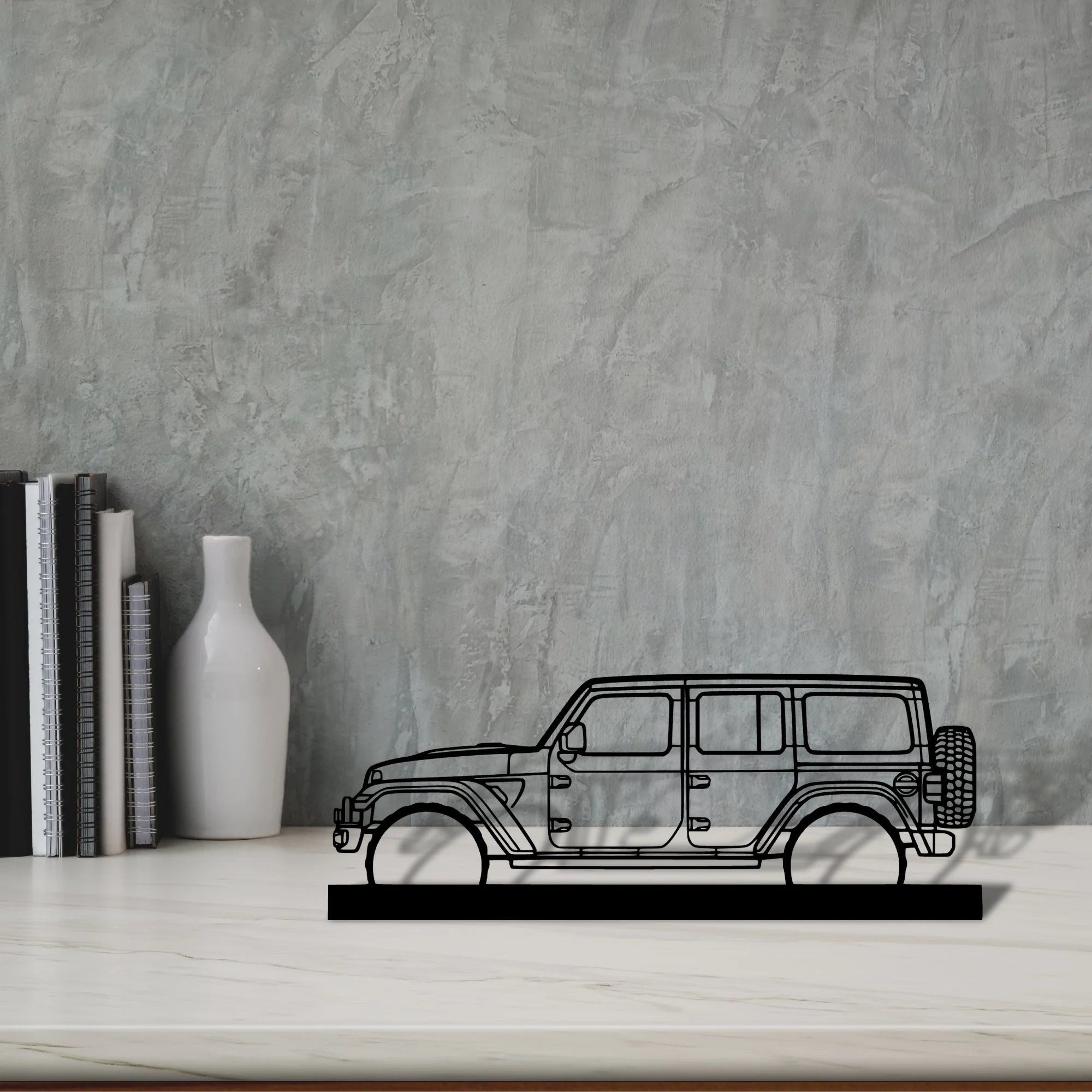 wrangler-392-xr Silhouette Metal Art Stand - Aero Silhouette