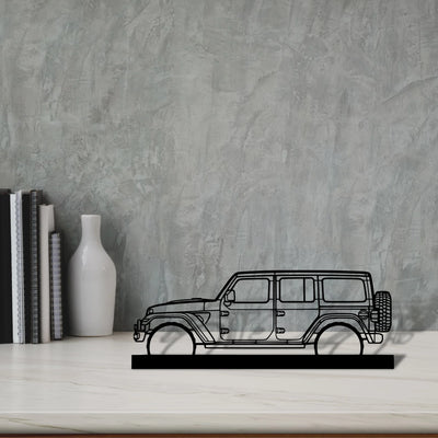 wrangler-392-xr Silhouette Metal Art Stand - Aero Silhouette