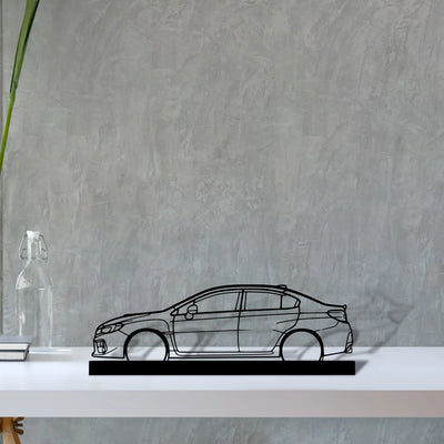 wrx-sti-2018 Silhouette Metal Art Stand - Aero Silhouette