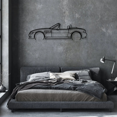 z3 2 Classic Silhouette Metal Wall Art - Automotive Garage Decor