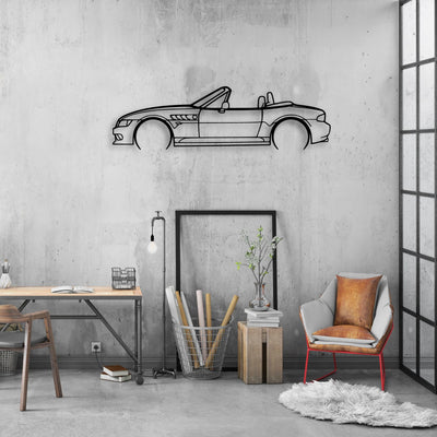 z3 2 Classic Silhouette Metal Wall Art - Automotive Garage Decor