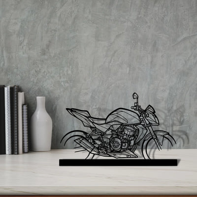z750-2008-2 Silhouette Metal Art Stand - Aero Silhouette