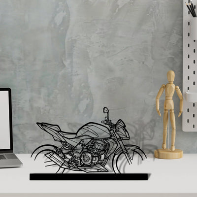 z750-2008-2 Silhouette Metal Art Stand - Aero Silhouette